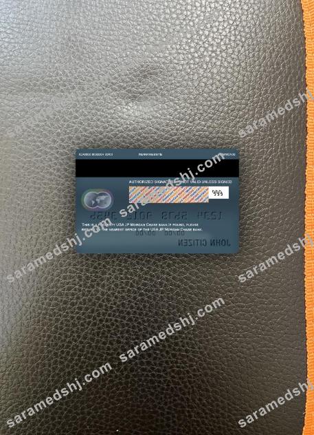 USA JP Morgan Chase bank mastercard photolook back